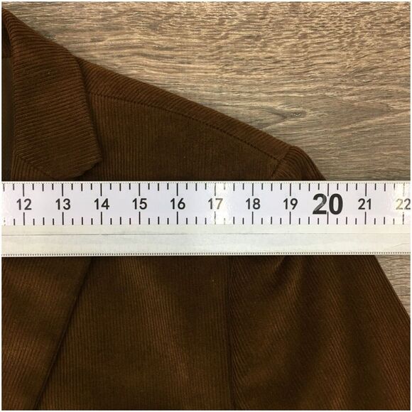 APT.9 Mens Blazer Sport Coat Casual Two Button Jacket‎ Size 46R Corduroy Suit - Picture 10 of 13